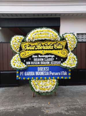 Papan Bunga Duka di Cilendek Timur